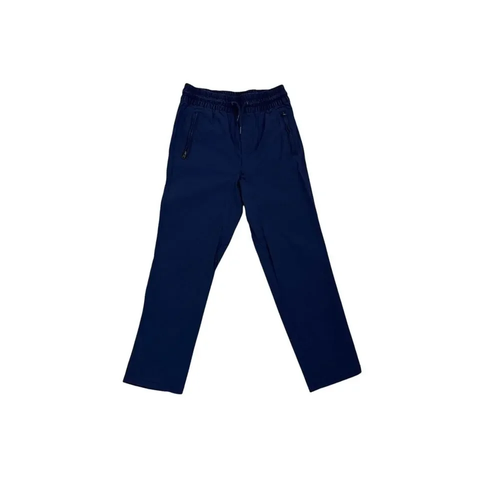 Gap Kids Navy Blue Lined Drawstring Athletic Joggers Size Medium (10/12)